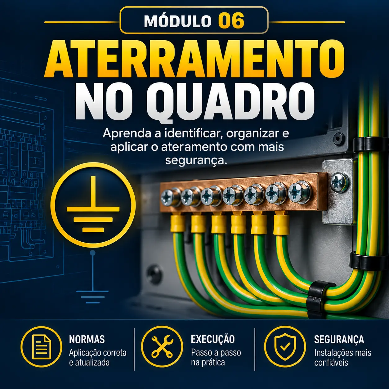 Aterramento no Quadro