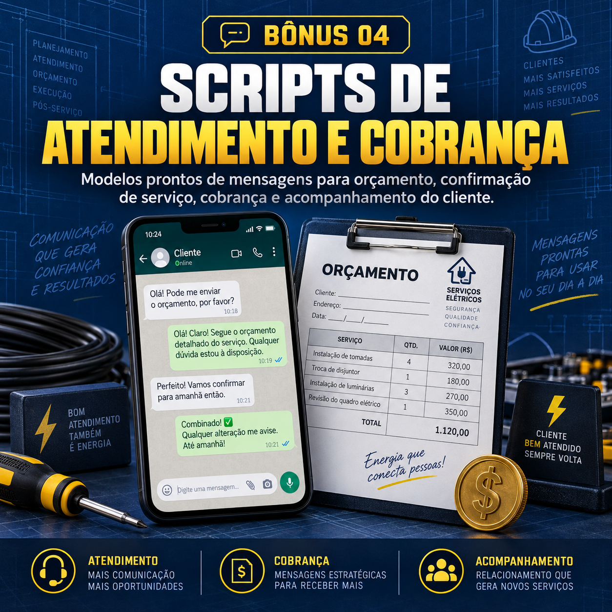 Scripts de Atendimento e Cobrança